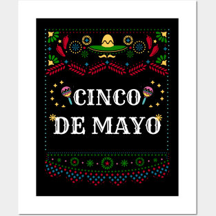 Cinco de Mayo Party Posters and Art